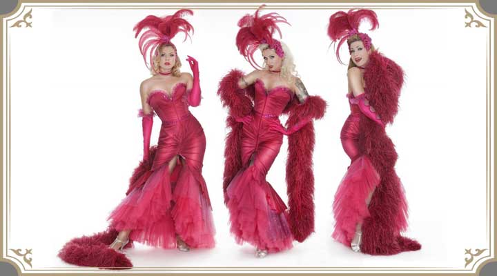 Burlesque Künstlerin