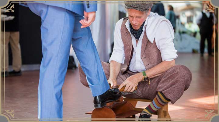 nostalgie Schuhputzer